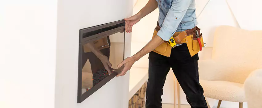 Metal Fireplace Installation in Westbrook, Maine