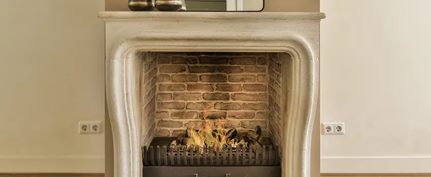 Vintage-style Fireplace Redesign in Westbrook, Maine