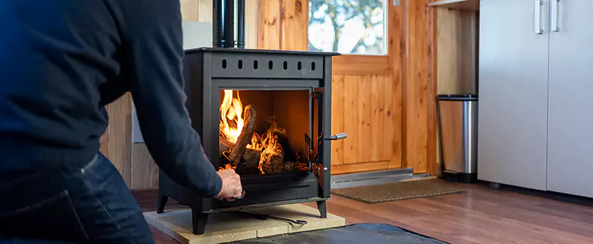 Open Hearth Wood Fireplace Installation in Westbrook, ME