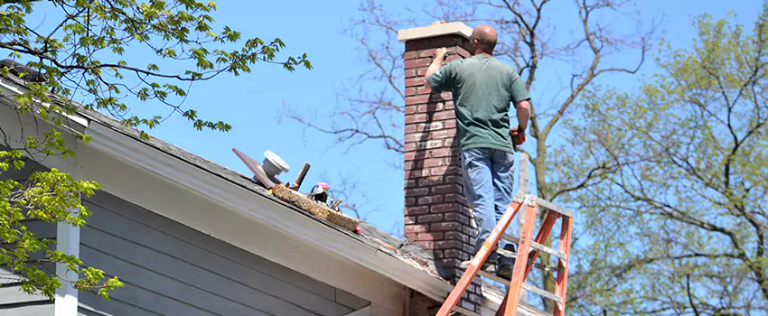Vinyl and PVC Chimney Flashing Installation in Westbrook, ME